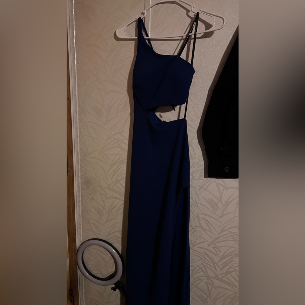 blue prom dress